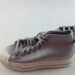 Adidas Women's Silver Nizza Platform Damen Sneakers Size 8